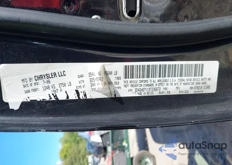 2009 Dodge Journey R/T z USA, uszkodzony, nr VIN 3D4GH67V19T236672